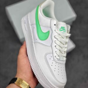 Nike Air Force 1 Low White/Light Bone-Green Glow