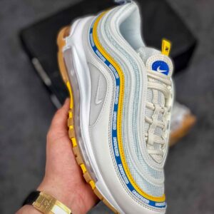 Undefeated x Nike Air Max 97 Sail/White-Aero Blue-Midwest Gold