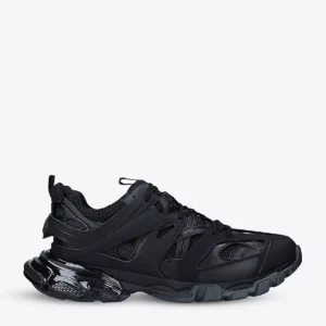 Balenciaga Men's Track Clear Sole Panelled Mesh, Nylon And Woven Trainers