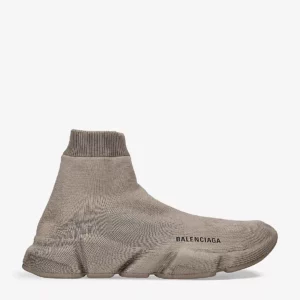 Balenciaga Speed Full Knit Stretch-Woven Mid-Top Trainers