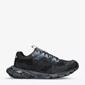 Balenciaga Track 3 Chunky-Sole Nylon And Mesh Low-Top Trainers