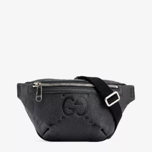 Gucci Logo-Embossed Leather Belt Bag