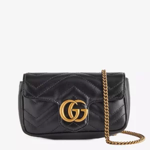 Gucci Marmont Leather Cross-Body Bag