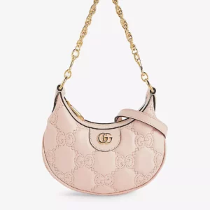 Gucci Matelasse Double G Leather Shoulder Bag