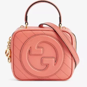 Gucci Blondie Branded Leather Top-Handle Bag