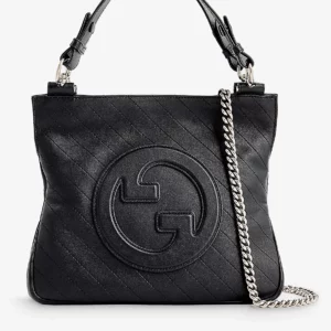 Gucci Blondie Branded Leather Tote Bag