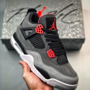 Air Jordan 4 “Infrared” Dark Grey/Infrared 23-Black-Cement Grey