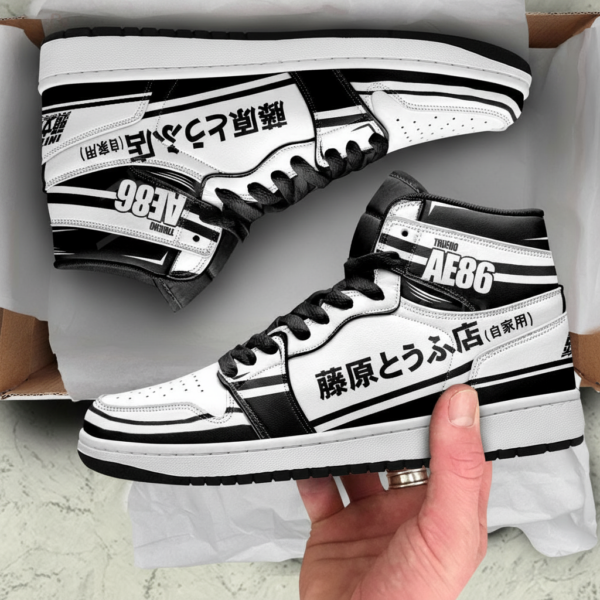 Initial D Style AE86 Fujiwara Tofu Shop Anime Racing Shoes - Streetwear Kicks